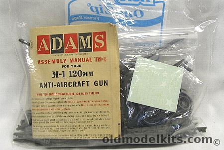 Adams 1/40 M-1 120 mm Anti-Aircraft Gun Action Model Bagged plastic model kit